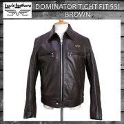 正規取扱店Lewis Leather(ルイスレザー) No.551 DOMINATOR (ドミネーター) BROWN ブラウン