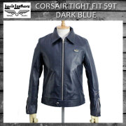 正規取扱店 Lewis Leather(ルイスレザー) No.59T CORSAIR TIGHT FIT(コルセア タイトフィット) DARK BLUE ダークブルー