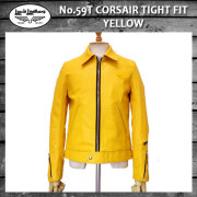 正規取扱店 Lewis Leather(ルイスレザー) No.59T CORSAIR TIGHT FIT(コルセア タイトフィット) YELLOW イエロー