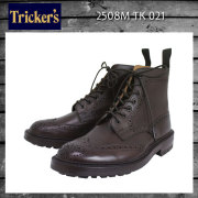 正規取扱店 Tricker's トリッカーズ 2508M COUNTRY BROGUE(カントリーブローグ) コマンドソール バーガンディーバーニッシュ TK021