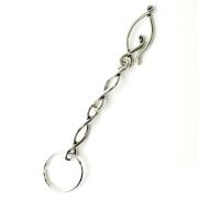 正規取扱 VASSER（バッサー）Small Ruins Eye Key Chain Long (スモールルインズアイキーチェーン ロング ) Silver