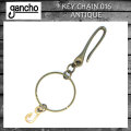 正規取扱 gancho(ガンチョ) KEY CHAIN キーチェーン016 アンティークブラス