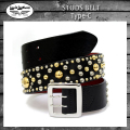 正規取扱店 Lewis Leathers(ルイスレザー) STUDS BELT(スタッズベルト) Type-C