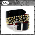 正規取扱店 Lewis Leathers(ルイスレザー) STUDS BELT(スタッズベルト) Type-D