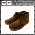 正規取扱店 MINNETONKA(ミネトンカ) Suede Ankle Boots(スエードアンクルブーツ)#273 DUSTY BROWN SUEDE レディース MT220