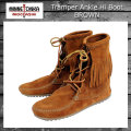 正規取扱店 MINNETONKA(ミネトンカ)Tramper Ankle Hi Boot(トランパー アンクルハイブーツ)#422 BROWN レディース MT025