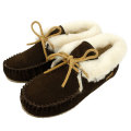 正規取扱店 MINNETONKA(ミネトンカ) Sheepskin Piper Bootie(シープスキンパイパーブーティ) #42722 CHOCOLATE レディース MT370