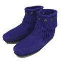 正規取扱店 MINNETONKA(ミネトンカ) Double Fringe Side Zip Boot(ダブルフリンジサイドジップブーツ) #699F BLUE VIOLET  MT357