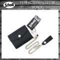 正規取扱SCHOTT(ショット) PERFECTO WALLET MEDIUM (パーフェクトウォレットミディアム) ブラック