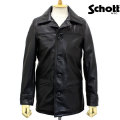 正規取扱店 SCHOTT(ショット) 533US LEATHER CAR COAT(レザーカーコート) BLACK