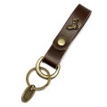 VASSER(バッサー)１Step Classic Leather Key Chain Brown(ワンステップクラシックレザーキーチェーンブラウン)