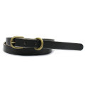 VASSER(バッサー)Classic Narrow Belt Black Leather(クラシックナローベルトブラックレザー)