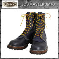 正規 Wescoウエスコ Jobmasterジョブマスター Navyネイビー Leather, Regular Toe, 10height,#100sole JM43