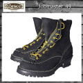 正規 Wescoウエスコ Jobmasterジョブマスター Black Rough Out ブラックラフアウト,Lace to Toe,8height,#100sole,Lace in Zipper JM49