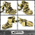正規取扱 VASSER（バッサー） Biker Boot Charm Key Chain　Brass(バイカーブーツチャームキーチェーンブラス)