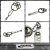 正規取扱 VASSER（バッサー） Love Beer Drunker Key Chain(ラブビアードランカーキーチェーン)SILVER