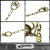 正規取扱 VASSER（バッサー） Lightning Bottle Key Chain(ライトニングボトルキーチェーン)BRASS