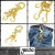 正規取扱 gancho(ガンチョ) KEY CHAIN キーチェーン017 ゴールド