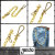 正規取扱 gancho(ガンチョ) WALLET CHAIN ウォレットチェーン601 ブラス