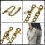 正規取扱 gancho(ガンチョ) WALLET CHAIN ウォレットチェーン602 ブラス