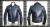 正規取扱店Lewis Leathers(ルイスレザーズ)　No.391　LIGHTNING(ライトニング)　ダークブルー