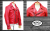 正規取扱店Lewis Leathers(ルイスレザー)　No.441　CYCLONE(サイクロン)　RED レッド
