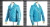 正規取扱店 Lewis Leathers(ルイスレザーズ)　No.441T　CYCLONE TIGHT FIT(サイクロン タイトフィット)　TURQUOISE ターコイズ