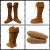 正規取扱店 MINNETONKA(ミネトンカ) Front Lace Hardsole Knee High Boot(フロントレースニーハイブーツ)#1422 BROWN MT049