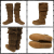 正規取扱店 MINNETONKA(ミネトンカ)5-Layer Fringe Boot(5レイヤーフリンジブーツ)#1658 DUSTYBROWN レディース MT057