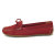 正規取扱店 MINNETONKA(ミネトンカ) Tie Driving Moc(タイドライビングモック) #69812 RED NUBUCK レディース MT350