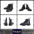 正規取扱店 Tricker's トリッカーズ 2508M COUNTRY BROGUE(カントリーブローグ) ダブルレザーソール ブラックボックスカーフ TK009