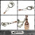 正規取扱 VASSER（バッサー） Love Beer Drunker Key Chain Copper(ラブビアードランカーキーチェーン コッパー)