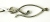 正規取扱 VASSER（バッサー）Small Ruins Eye Key Chain Long (スモールルインズアイキーチェーン ロング ) Silver