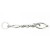正規取扱 VASSER（バッサー）Ruins Eye Key Chain Long (ルインズアイキーチェーン ロング) Silver