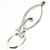 正規取扱 VASSER（バッサー）Ruins Eye Key Chain Short (ルインズアイキーチェーン ショート) Silver