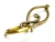 正規取扱 VASSER（バッサー）Ruins Eye Key Chain Short (ルインズアイキーチェーン ショート) Brass