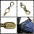 正規取扱 VASSER（バッサー）Classic Solid Key Chain Brass(クラシックソリッドキーチェーンブラス)