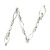 VASSER（バッサー）Ruins Eye Wallet Chain ～The Loop of Time～ 47cm(ルインズアイウォレットチェーン) Silver