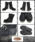 Wescoウエスコ　正規ディーラー Boss ボス Black Roughout黒裏革, 9height, #4014sole, Nickle Buckle BS62