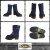 Wesco ウエスコ 正規ディーラー Boss ボス Navy Rough Out ネイビーラフアウト,9height,#100sole,2straps,Brass Bucles BS69