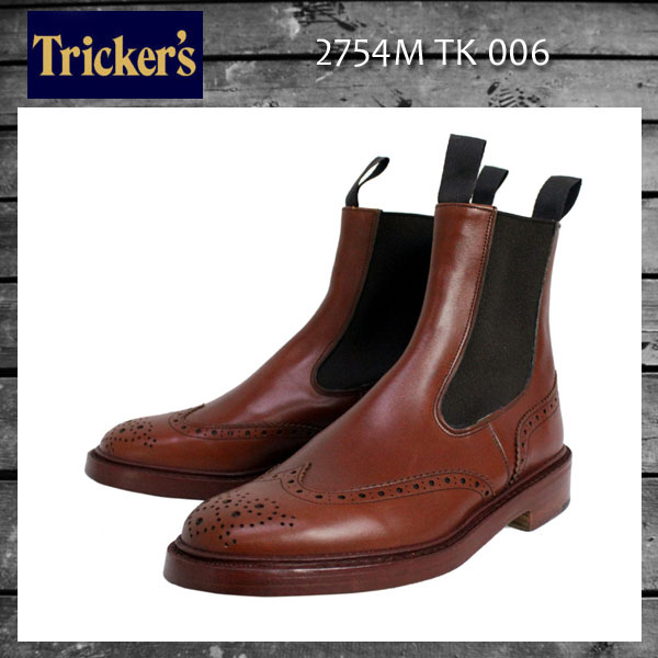正規取扱店 Tricker's トリッカーズ 2754M COUNTRY HENRY(カントリーヘンリー) ダブルレザーソール マロンアンティーク TK006
