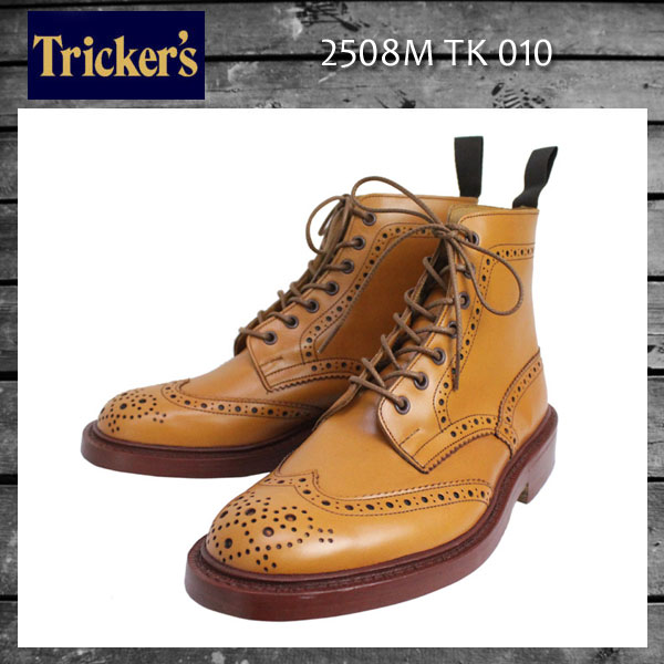 正規取扱店 Tricker's トリッカーズ 2508M COUNTRY BROGUE(カントリーブローグ) ダブルレザーソール エイコンアンティーク TK010