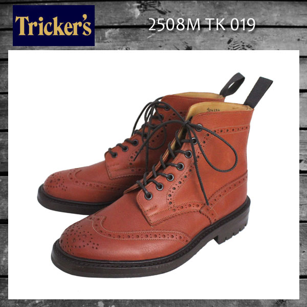 正規取扱店 Tricker's トリッカーズ 2508M COUNTRY BROGUE(カントリーブローグ) コマンドソール ウッドランドアティテュード TK019