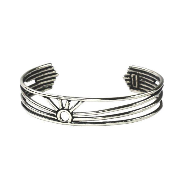 正規取扱 VASSER（バッサー）Rising Sun Bangle Silver(ライジングサンバングル シルバー)