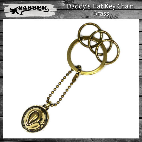 VASSER（バッサー）Daddy's Hat Key Chain Brass(ダディーズハットキーチェーンブラス)