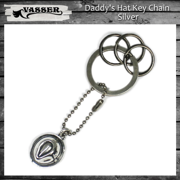 VASSER（バッサー）Daddy's Hat Key Chain Silver(ダディーズハットキーチェーンシルバー)