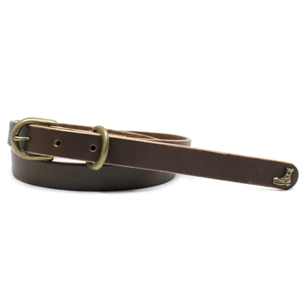 VASSER(バッサー)１Step Classic Narrow Belt Brown Leather(ワンステップクラシックナローベルトブラウンレザー)