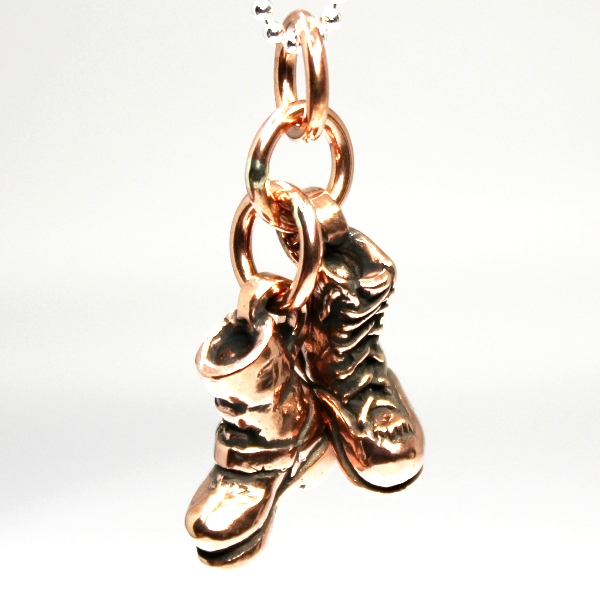 正規取扱 VASSER（バッサー） Biker Boot Cracker Pendant Copper w/Ball Chain(バイカーブーツクラッカーペンダントコッパー)