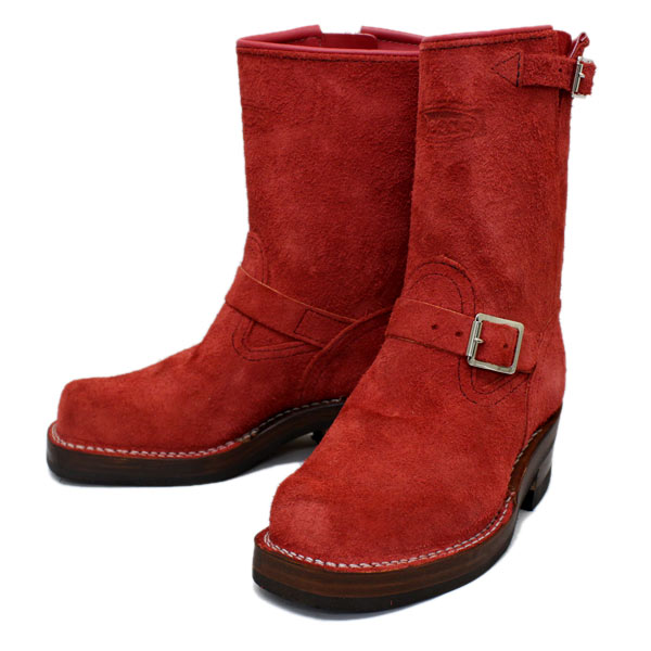 Wescoウエスコ 正規ディーラー Bossボス Red Roughout,9height,#430sole,Double Midsole,Nickel Roller Buckles BS80