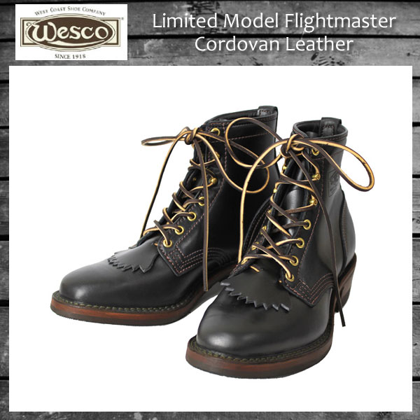 限定 Wescoウエスコ 正規ディーラー Limited Model Flightmaster (フライトマスター) Cordovan Leather (コードバンレザー)